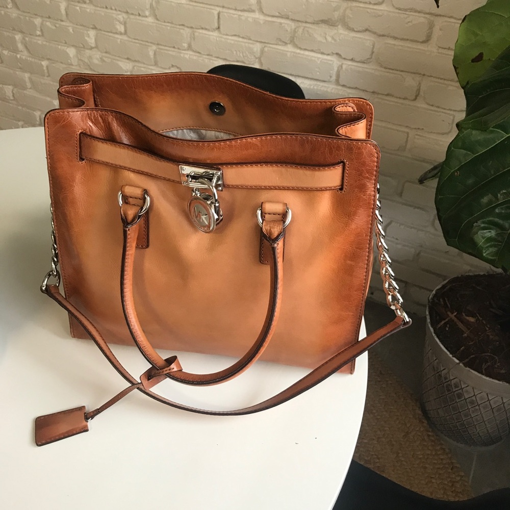 Michael Kors - Like New - Chestnut Hamilton Bag